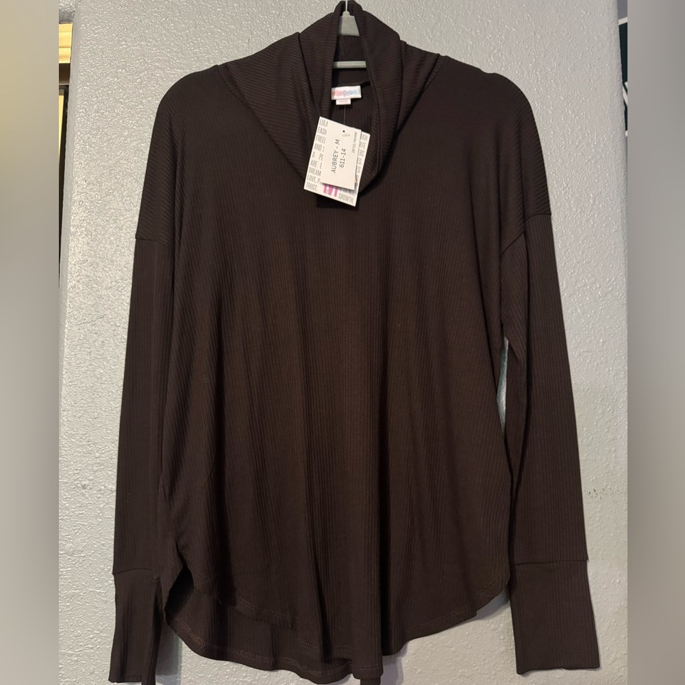 LulaRoe Chocolate Brown “Aubrey” New with tags Medium